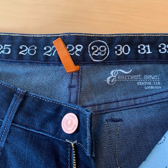 Earnest Sewn Dark Denim Keaton #116 Size; 29 - Picture 2 of 5